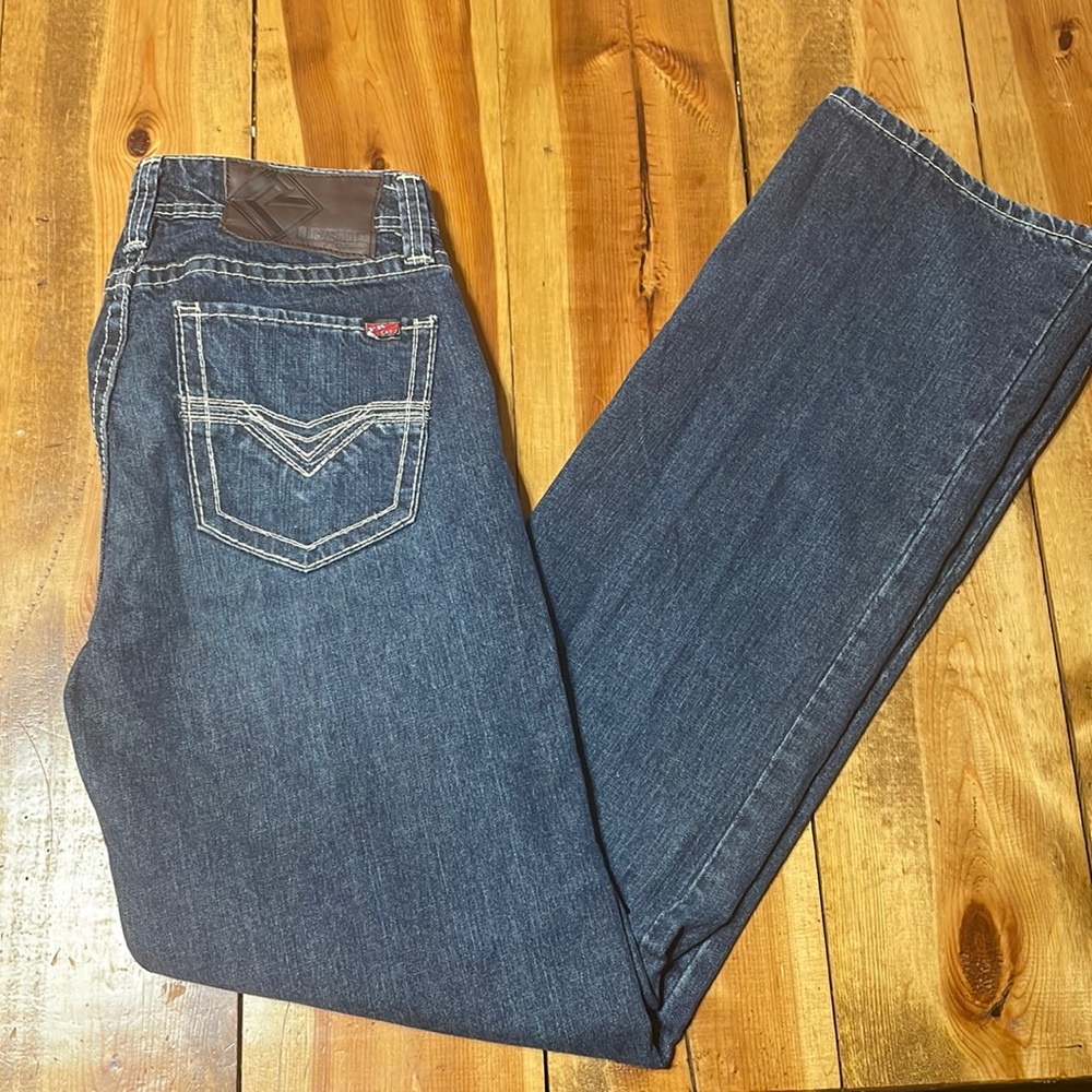 Rock & Roll Denim FR double barrel straight brand new never worn jeans.